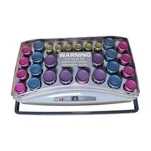 Babyliss Pro Ceramic Ionic 30 Hot Rollers Curlers Set BABHS30-Tested With Clips